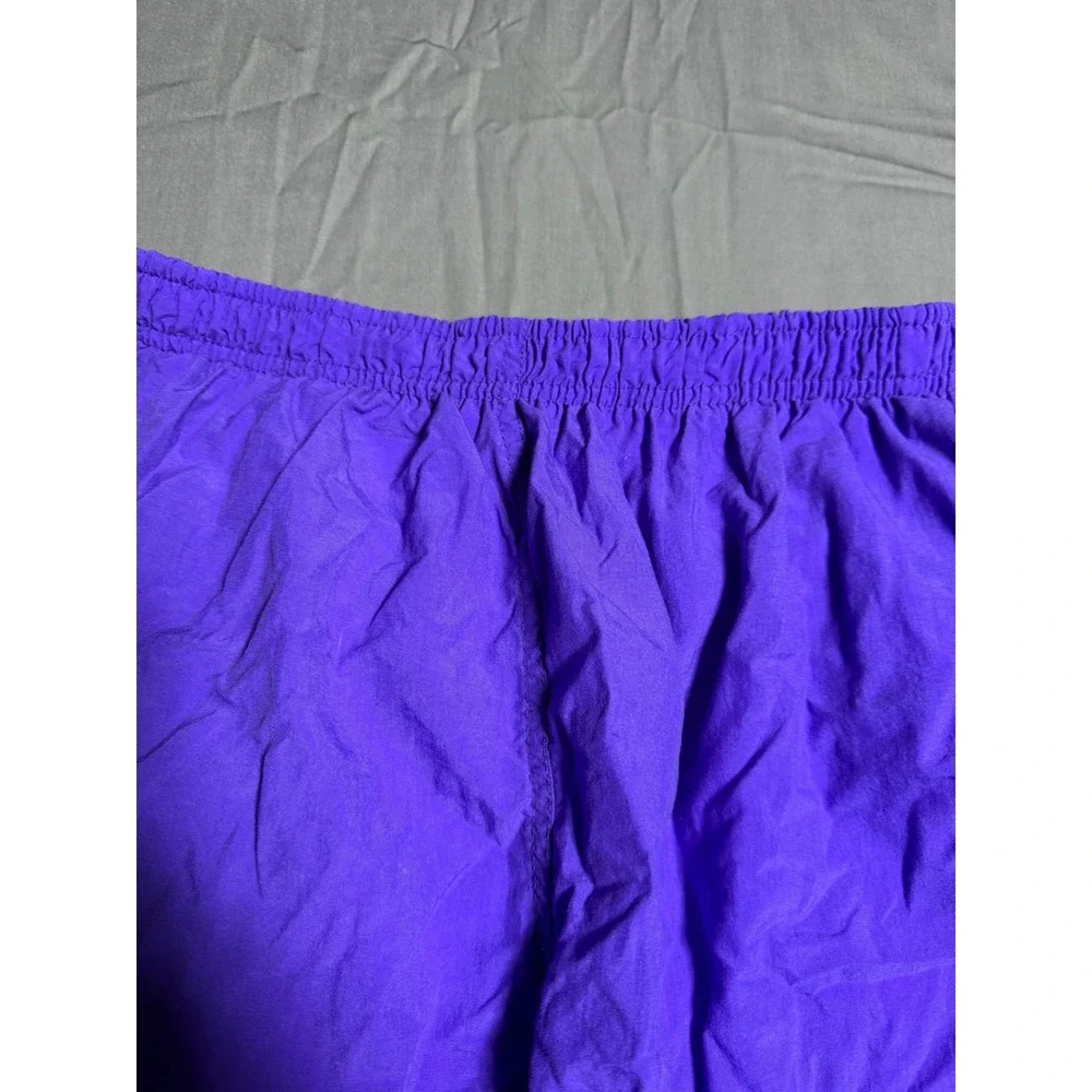 Speedo Swim Shorts Men Large Purple Good Nylon Mesh Liner Elastic Waist Pockets